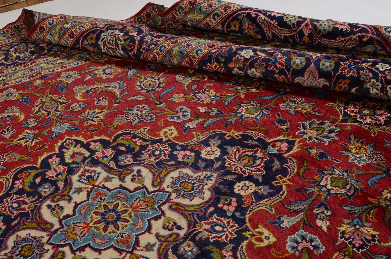 Tappeto Persero - Keshan - 353 x 244 cm - rosso
