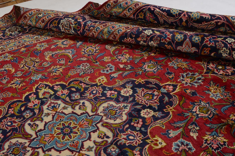 Tappeto Persero - Keshan - 353 x 244 cm - rosso