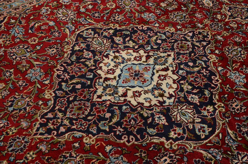 Tappeto Persero - Keshan - 357 x 246 cm - rosso