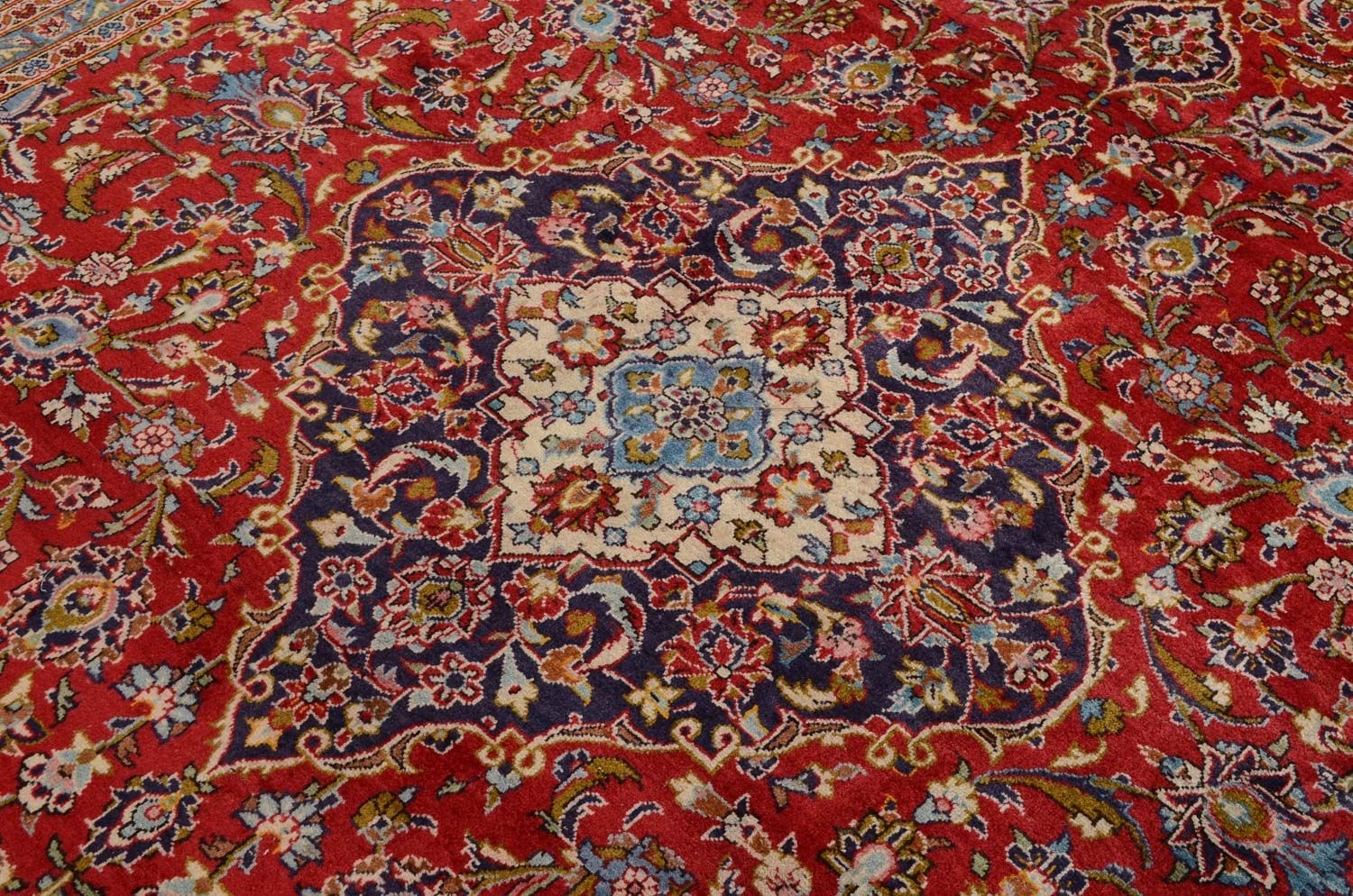 Tappeto Persero - Keshan - 366 x 244 cm - rosso