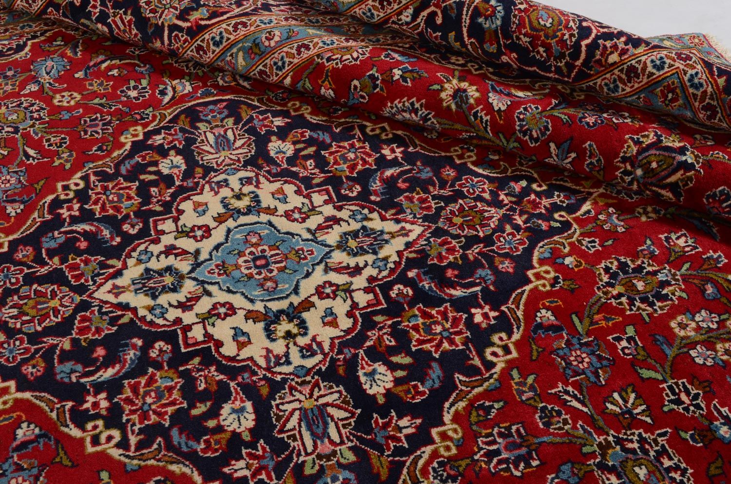 Tappeto Persero - Keshan - 345 x 237 cm - rosso