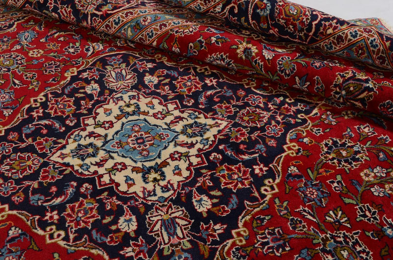 Tappeto Persero - Keshan - 345 x 237 cm - rosso