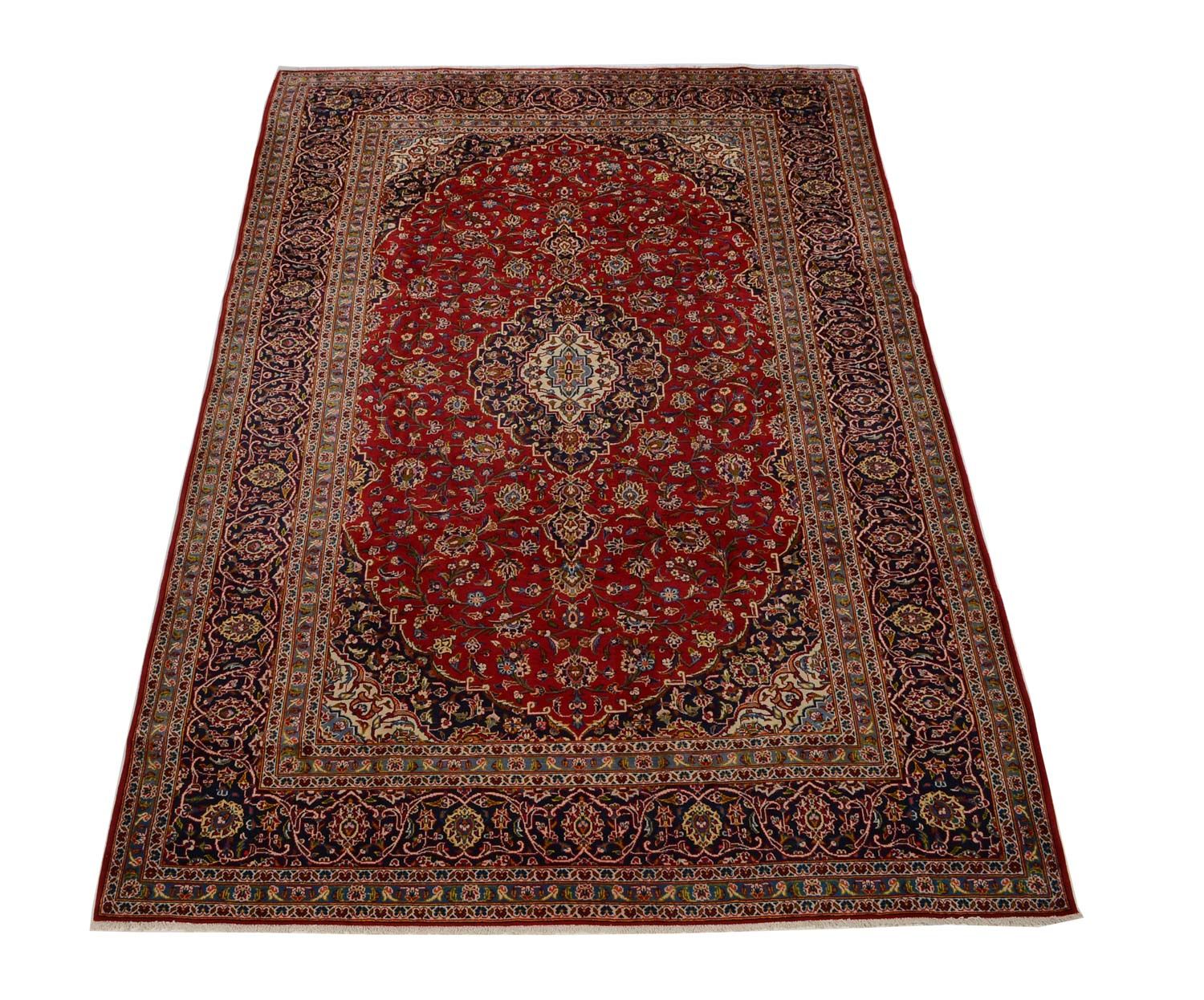 Tappeto Persero - Keshan - 359 x 242 cm - rosso