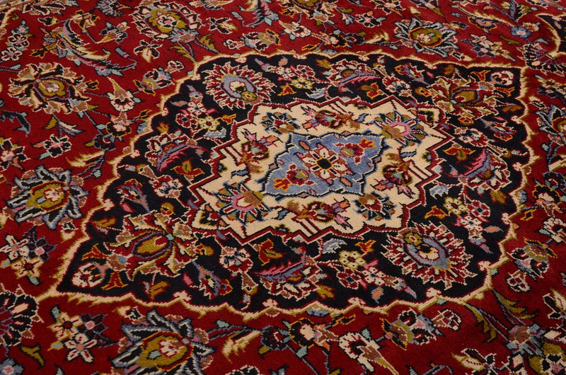 Tappeto Persero - Keshan - 342 x 251 cm - rosso