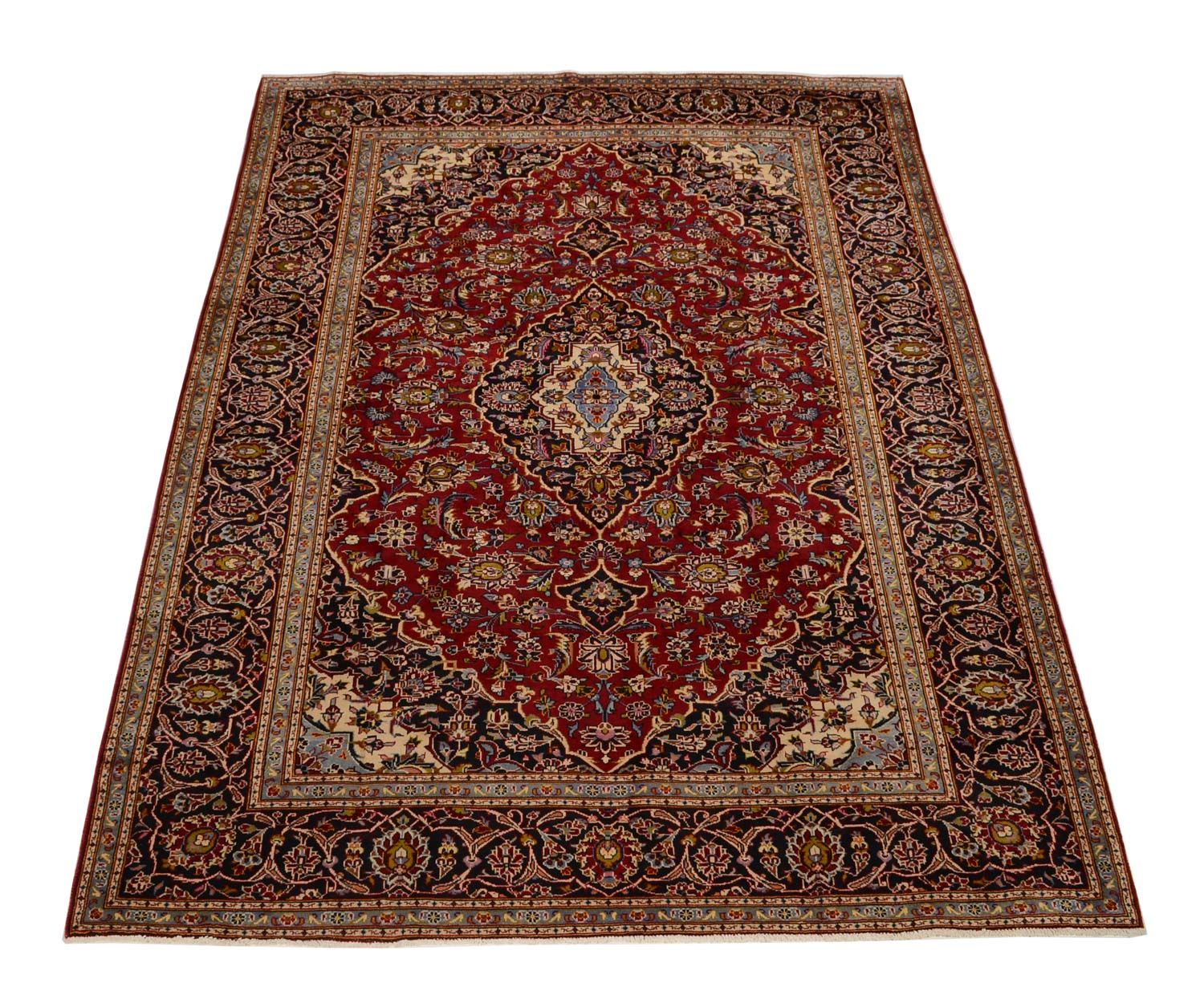 Tappeto Persero - Keshan - 342 x 251 cm - rosso