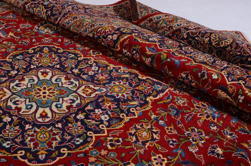 Tappeto Persero - Keshan - 378 x 253 cm - rosso