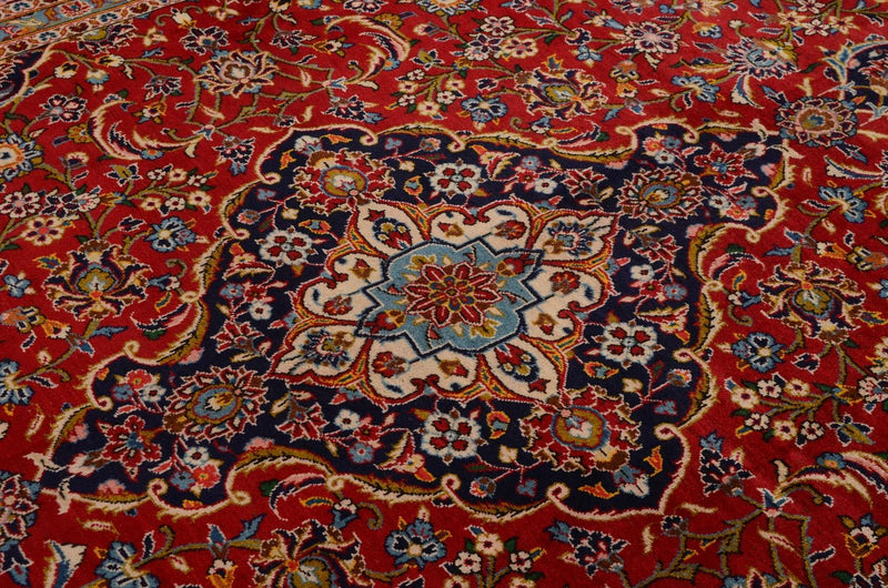 Tappeto Persero - Keshan - 380 x 254 cm - rosso