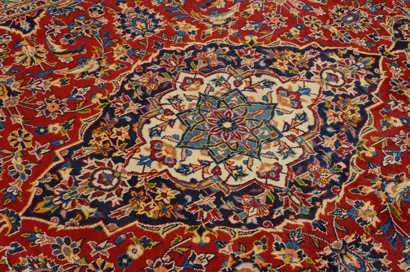 Tappeto Persero - Keshan - 350 x 240 cm - rosso