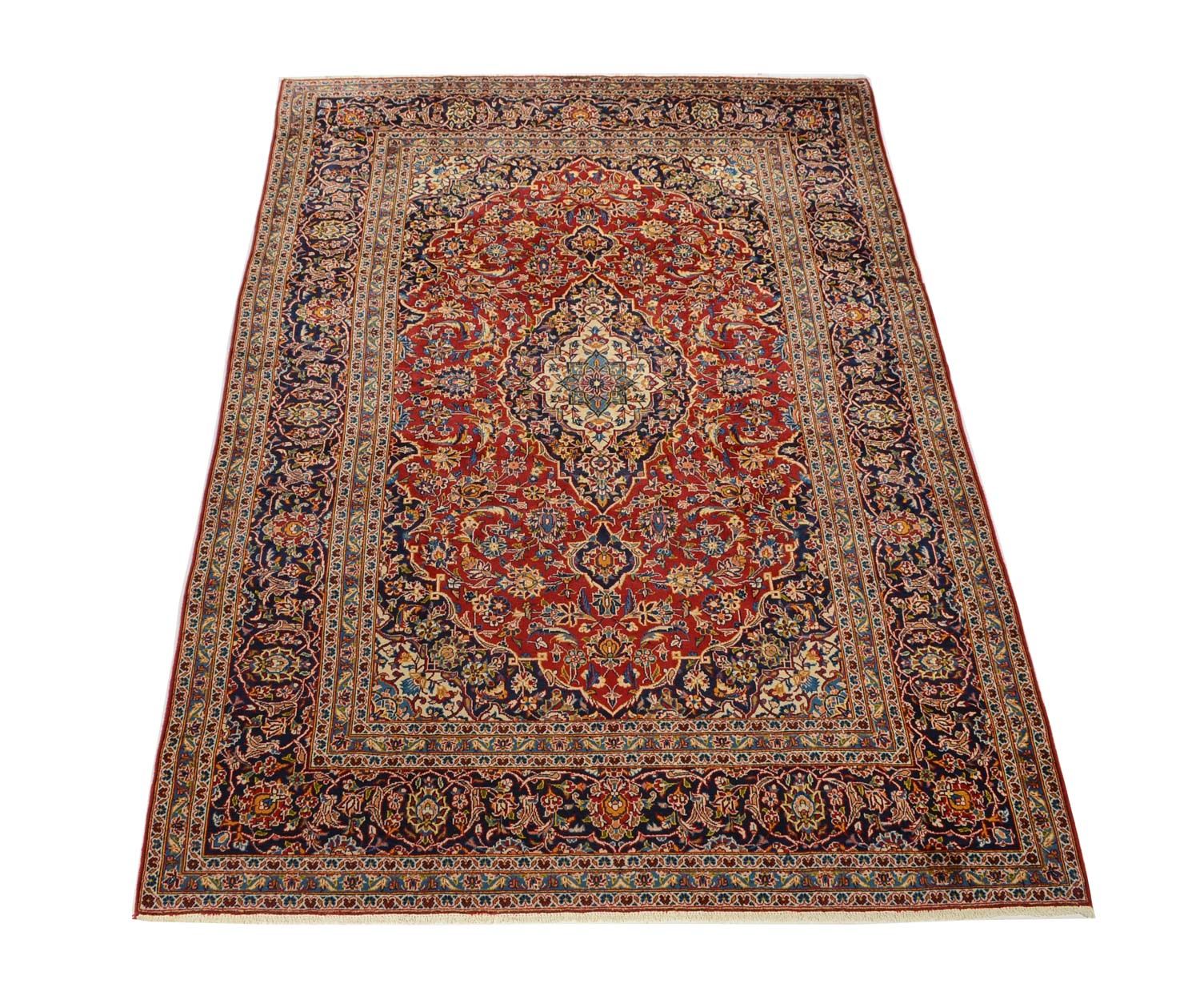 Tappeto Persero - Keshan - 350 x 240 cm - rosso