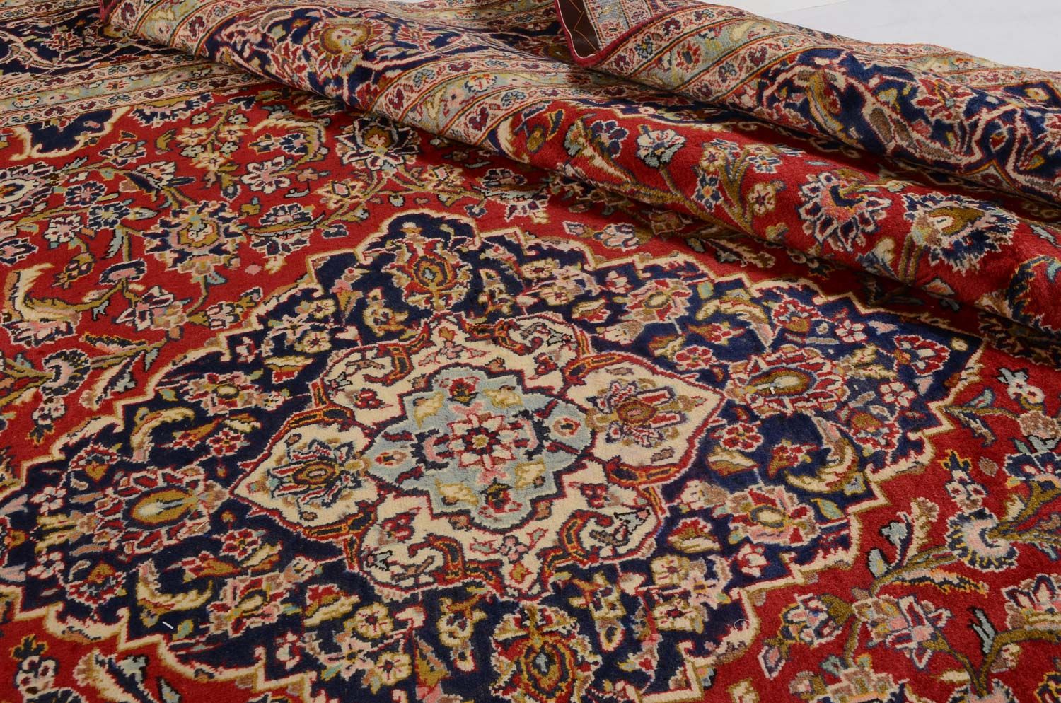 Tappeto Persero - Keshan - 374 x 251 cm - rosso