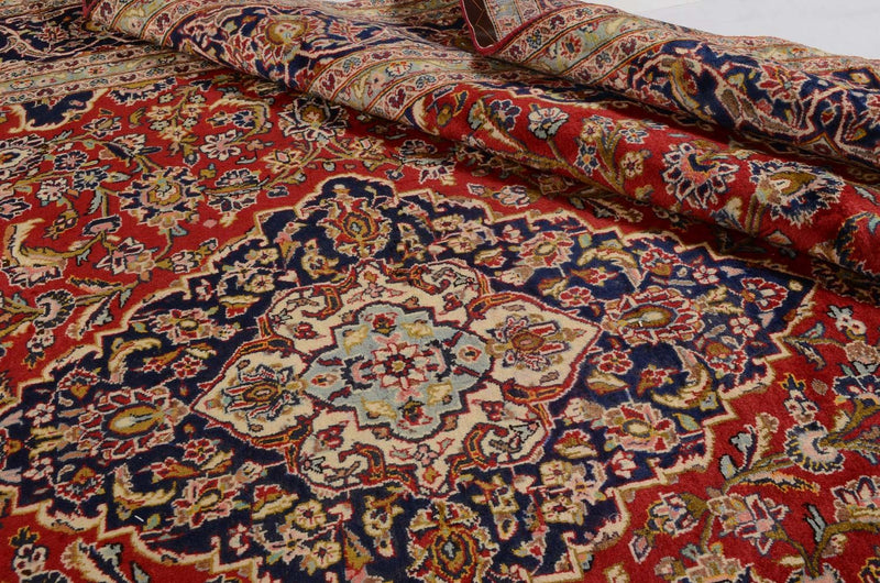 Tappeto Persero - Keshan - 374 x 251 cm - rosso