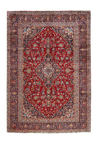 Tappeto Persero - Keshan - 349 x 239 cm - rosso