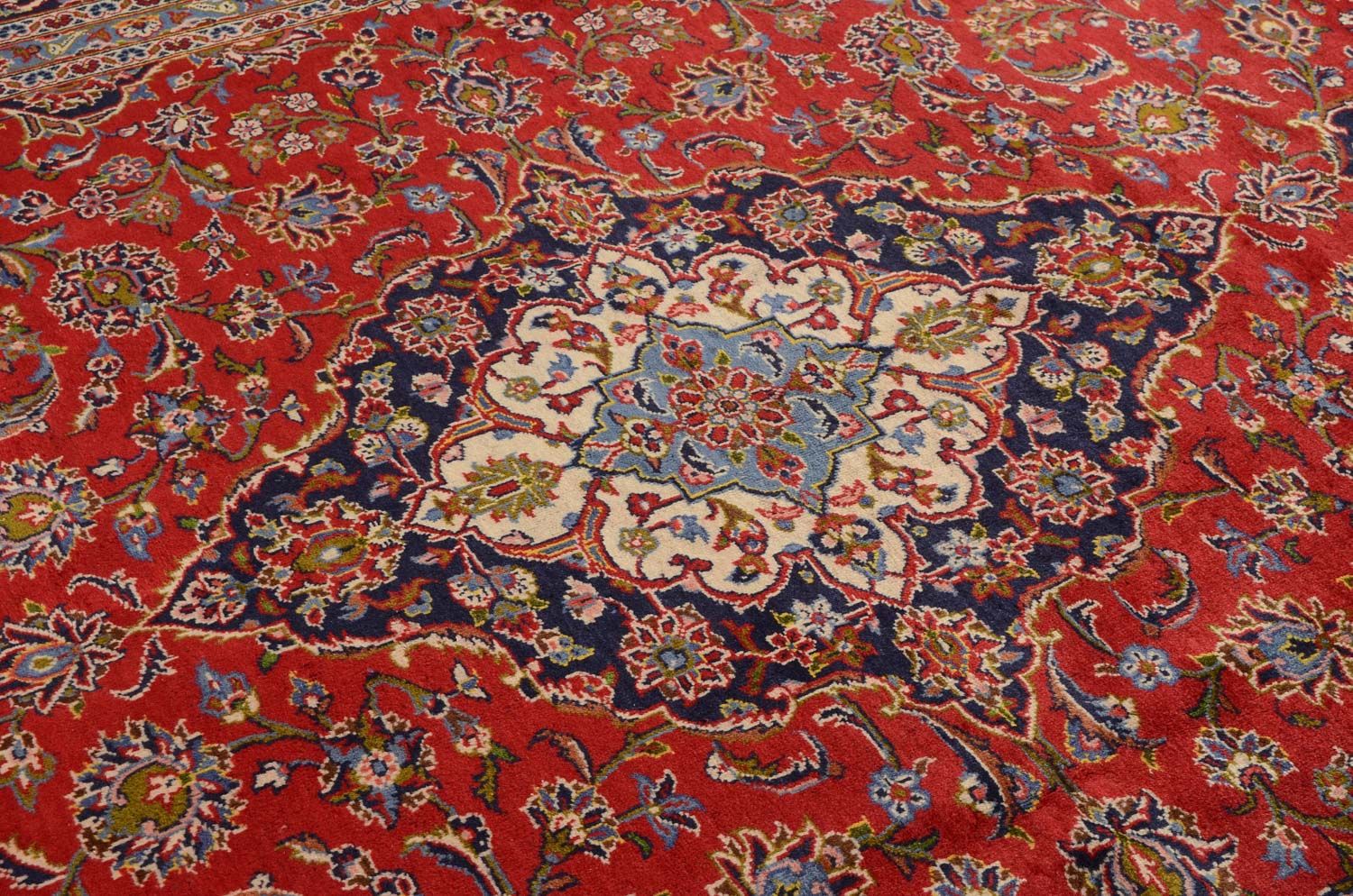 Tappeto Persero - Keshan - 349 x 239 cm - rosso