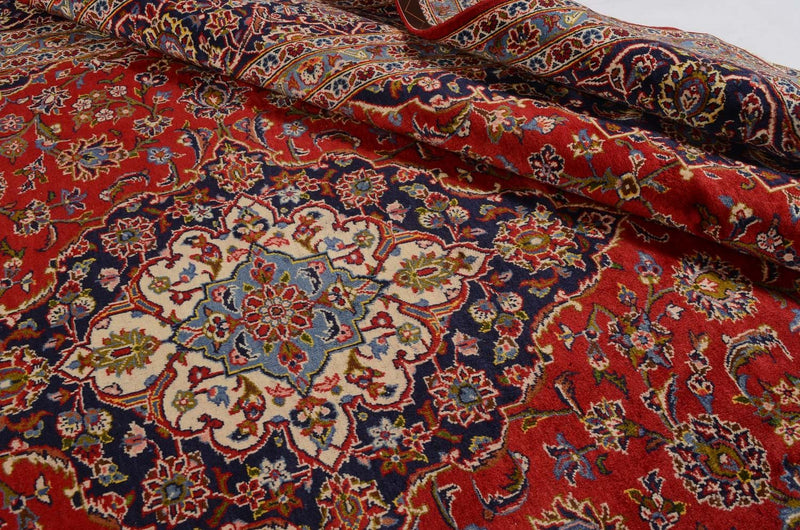 Tappeto Persero - Keshan - 349 x 239 cm - rosso