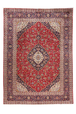 Tappeto Persero - Keshan - 345 x 254 cm - rosso