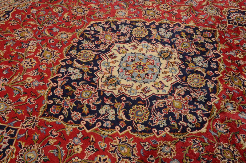 Tappeto Persero - Keshan - 345 x 254 cm - rosso