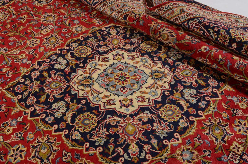 Tappeto Persero - Keshan - 345 x 254 cm - rosso