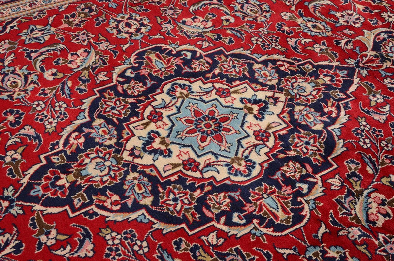 Tappeto Persero - Keshan - 351 x 239 cm - rosso