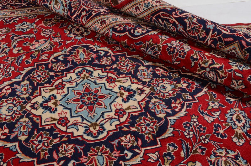 Tappeto Persero - Keshan - 351 x 239 cm - rosso