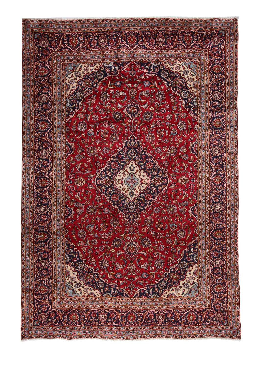 Tappeto Persero - Keshan - 363 x 247 cm - rosso