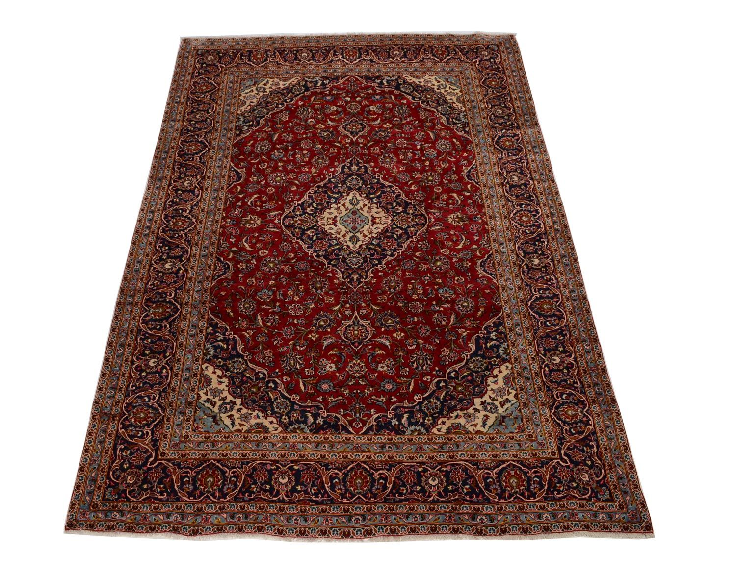 Tappeto Persero - Keshan - 363 x 247 cm - rosso