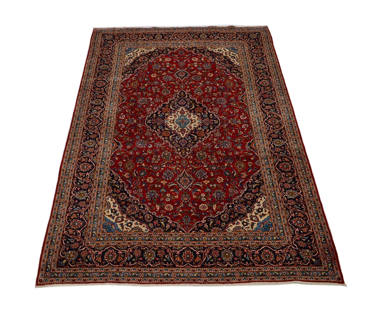 Tappeto Persero - Keshan - 365 x 253 cm - rosso
