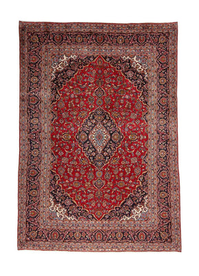 Tappeto Persero - Keshan - 342 x 246 cm - rosso