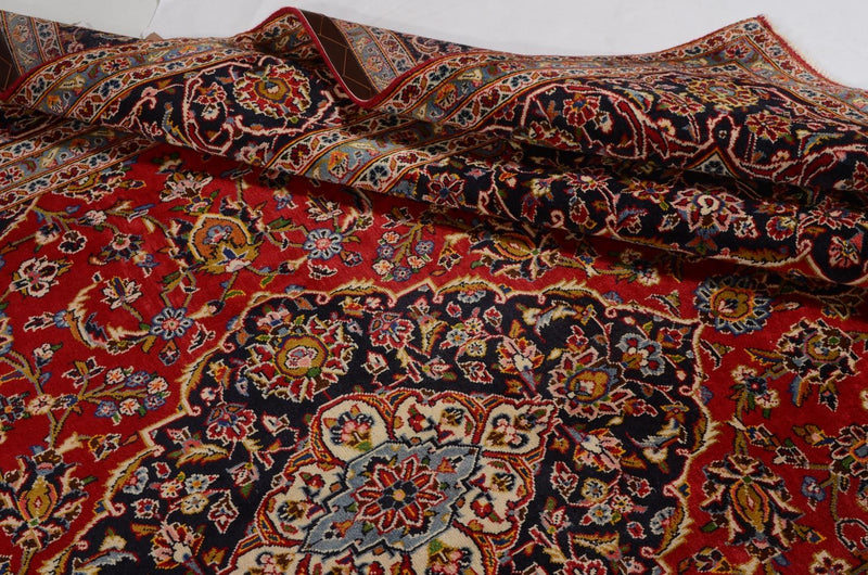 Tappeto Persero - Keshan - 342 x 246 cm - rosso