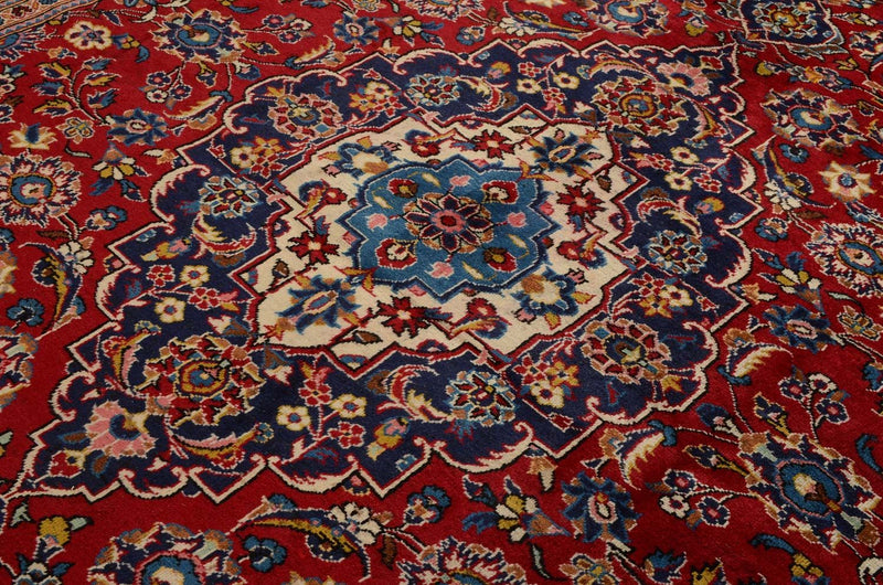 Tappeto Persero - Keshan - 328 x 237 cm - rosso