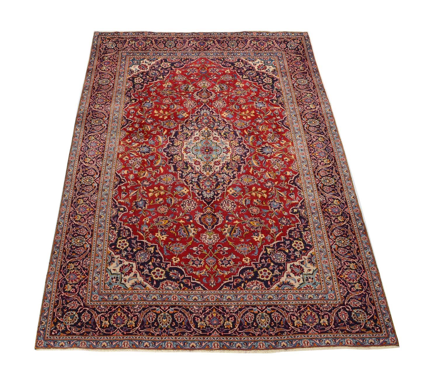 Tappeto Persero - Keshan - 332 x 231 cm - rosso