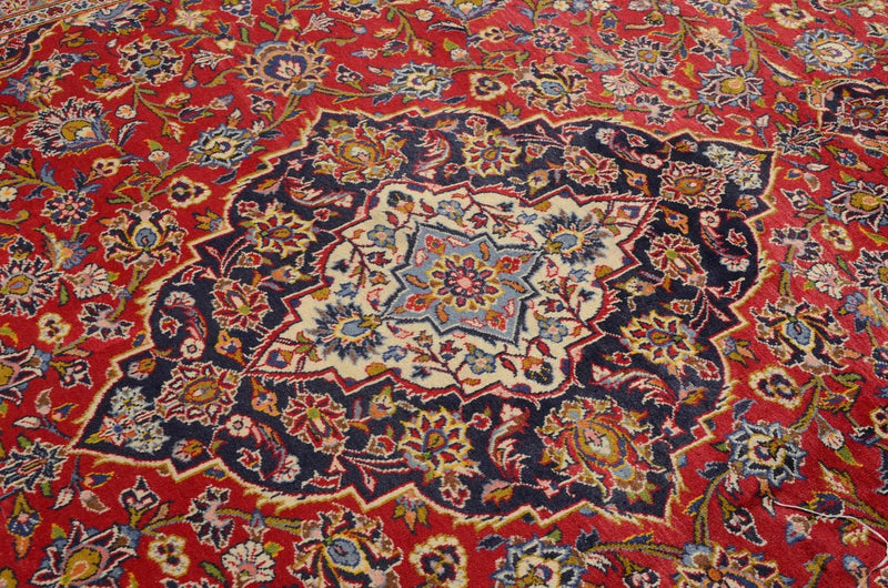 Tappeto Persero - Keshan - 349 x 246 cm - rosso