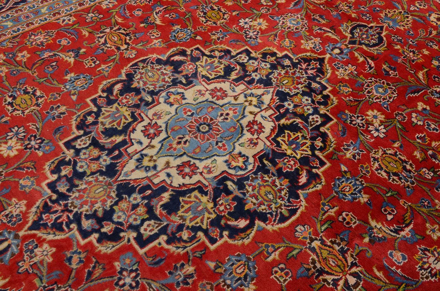 Tappeto Persero - Keshan - 350 x 242 cm - rosso