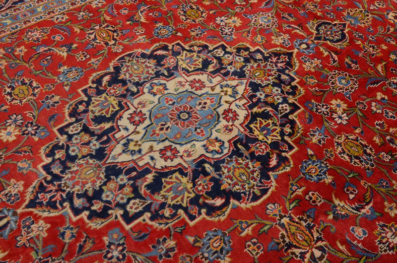 Tappeto Persero - Keshan - 350 x 242 cm - rosso