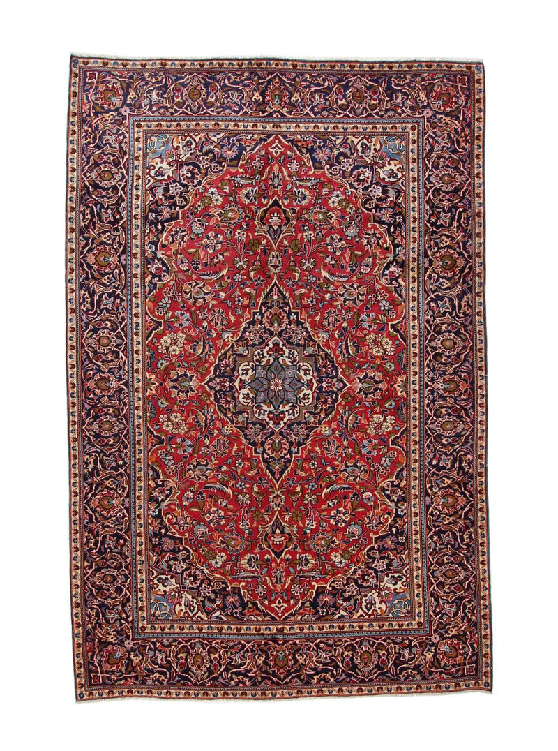 Tappeto Persero - Keshan - 295 x 192 cm - rosso