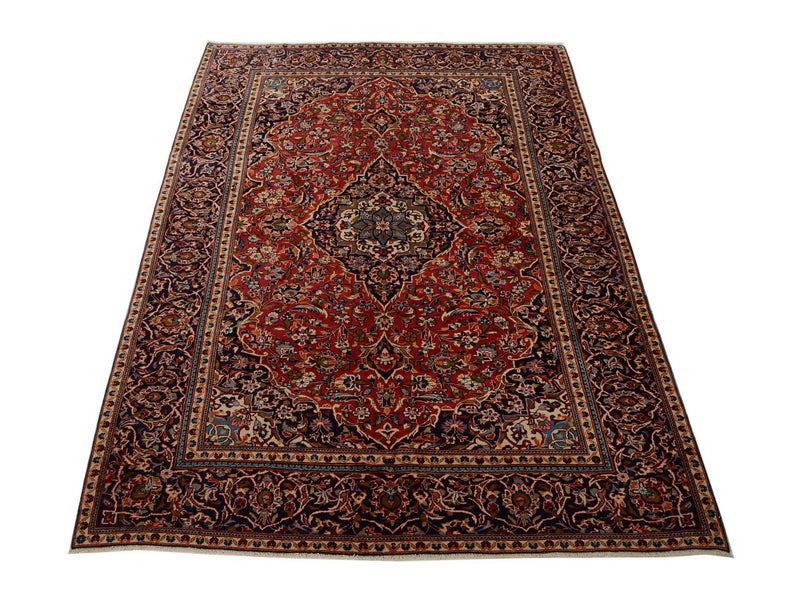 Tappeto Persero - Keshan - 295 x 192 cm - rosso