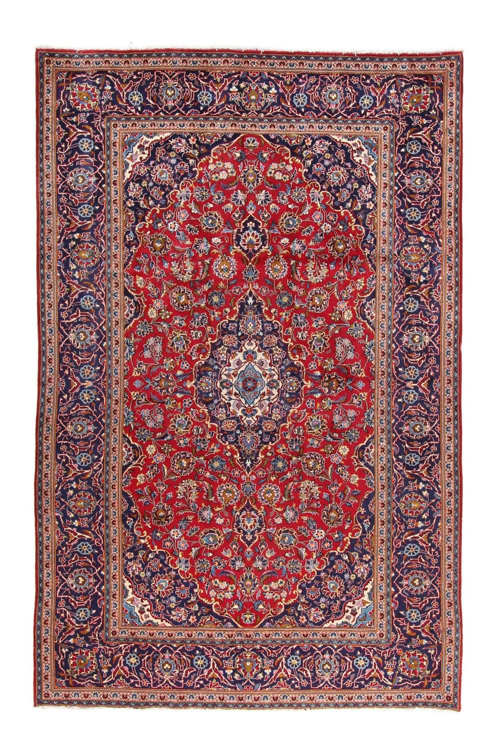 Tappeto Persero - Keshan - 305 x 198 cm - rosso