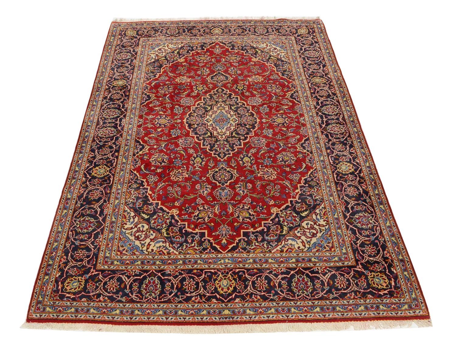 Tappeto Persero - Keshan - 305 x 202 cm - rosso