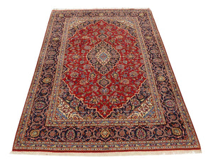 Tappeto Persero - Keshan - 305 x 202 cm - rosso
