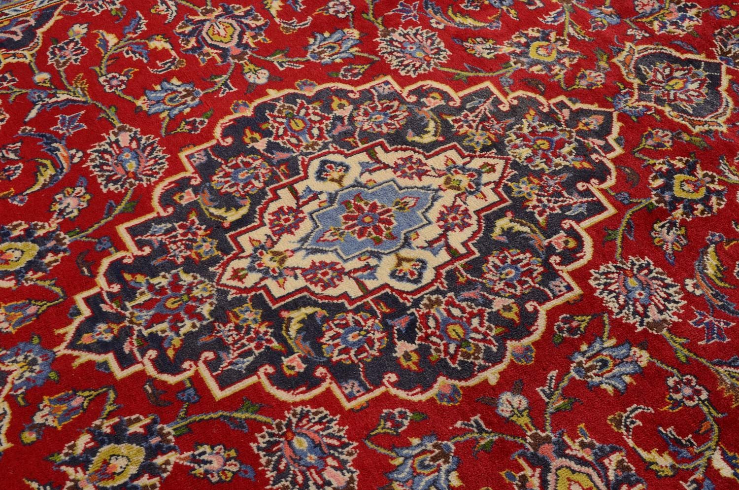 Tappeto Persero - Keshan - 305 x 202 cm - rosso