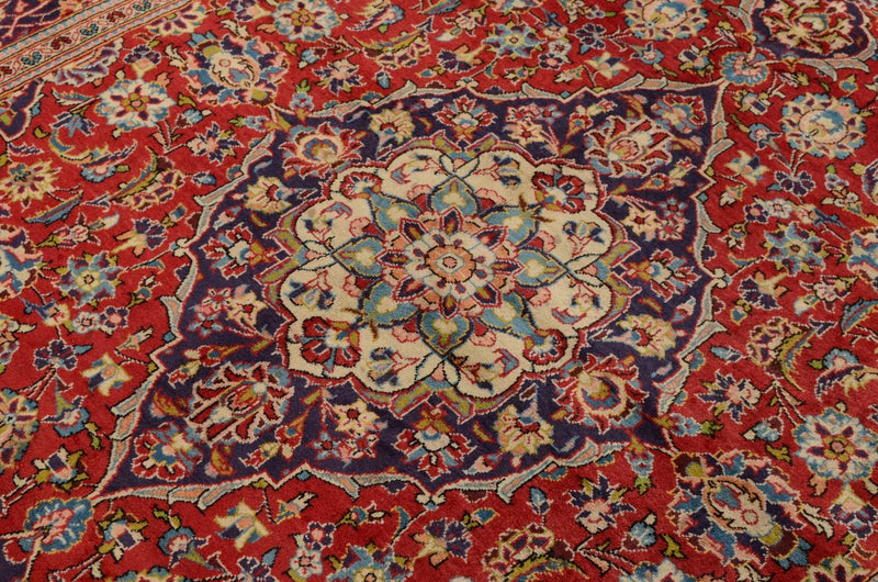 Tappeto Persero - Keshan - 315 x 197 cm - rosso