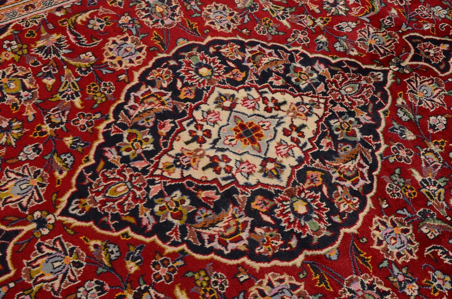 Tappeto Persero - Keshan - 299 x 194 cm - rosso