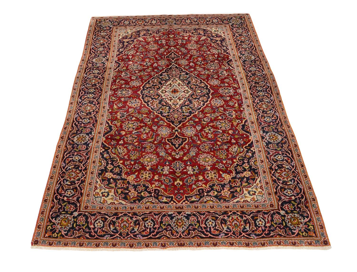 Tappeto Persero - Keshan - 299 x 194 cm - rosso