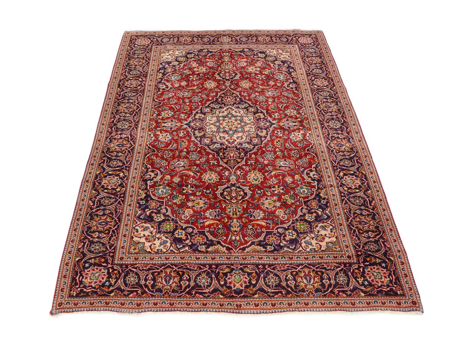 Tappeto Persero - Keshan - 297 x 200 cm - rosso