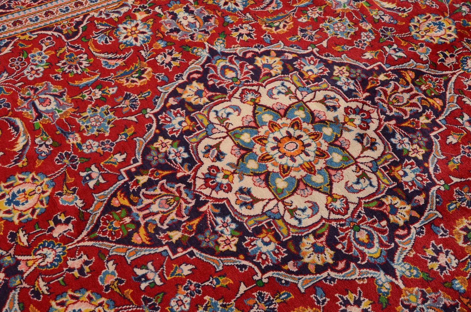 Tappeto Persero - Keshan - 290 x 195 cm - rosso