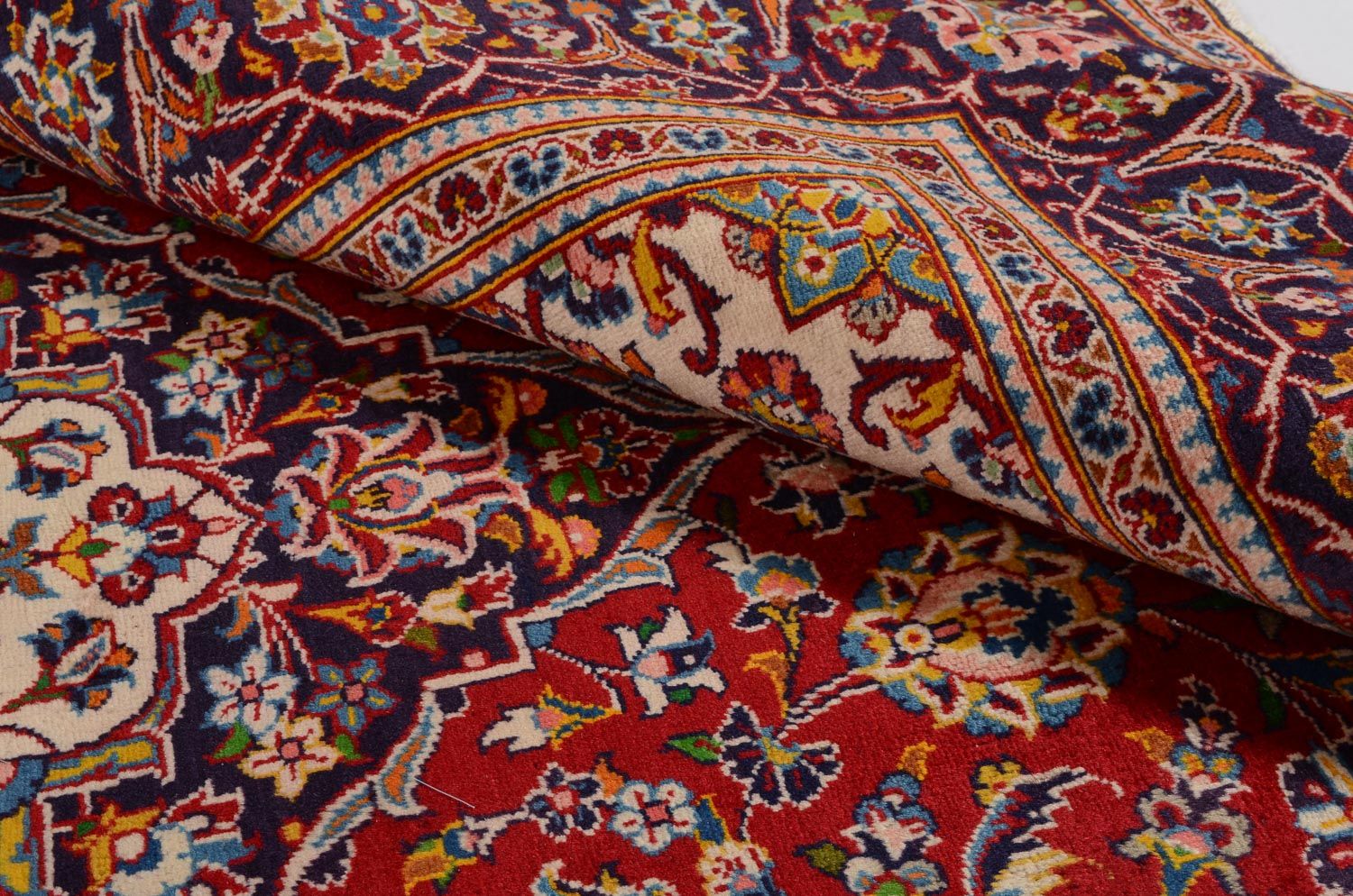 Tappeto Persero - Keshan - 290 x 195 cm - rosso