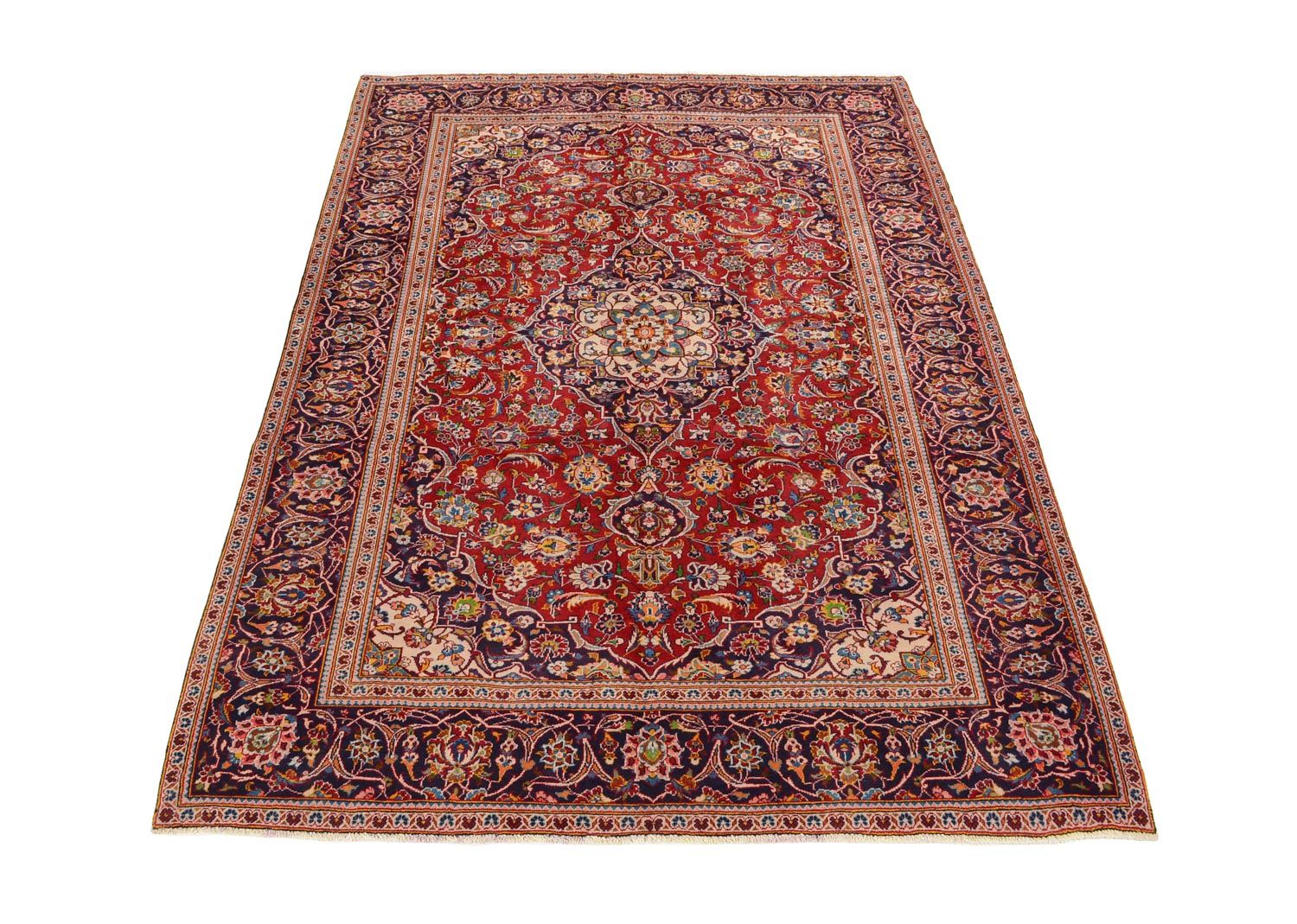 Tappeto Persero - Keshan - 290 x 195 cm - rosso
