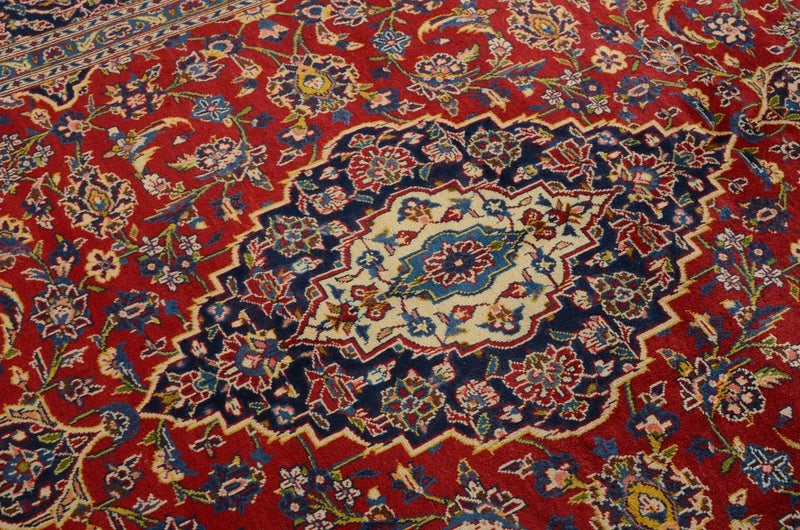 Tappeto Persero - Keshan - 286 x 194 cm - rosso