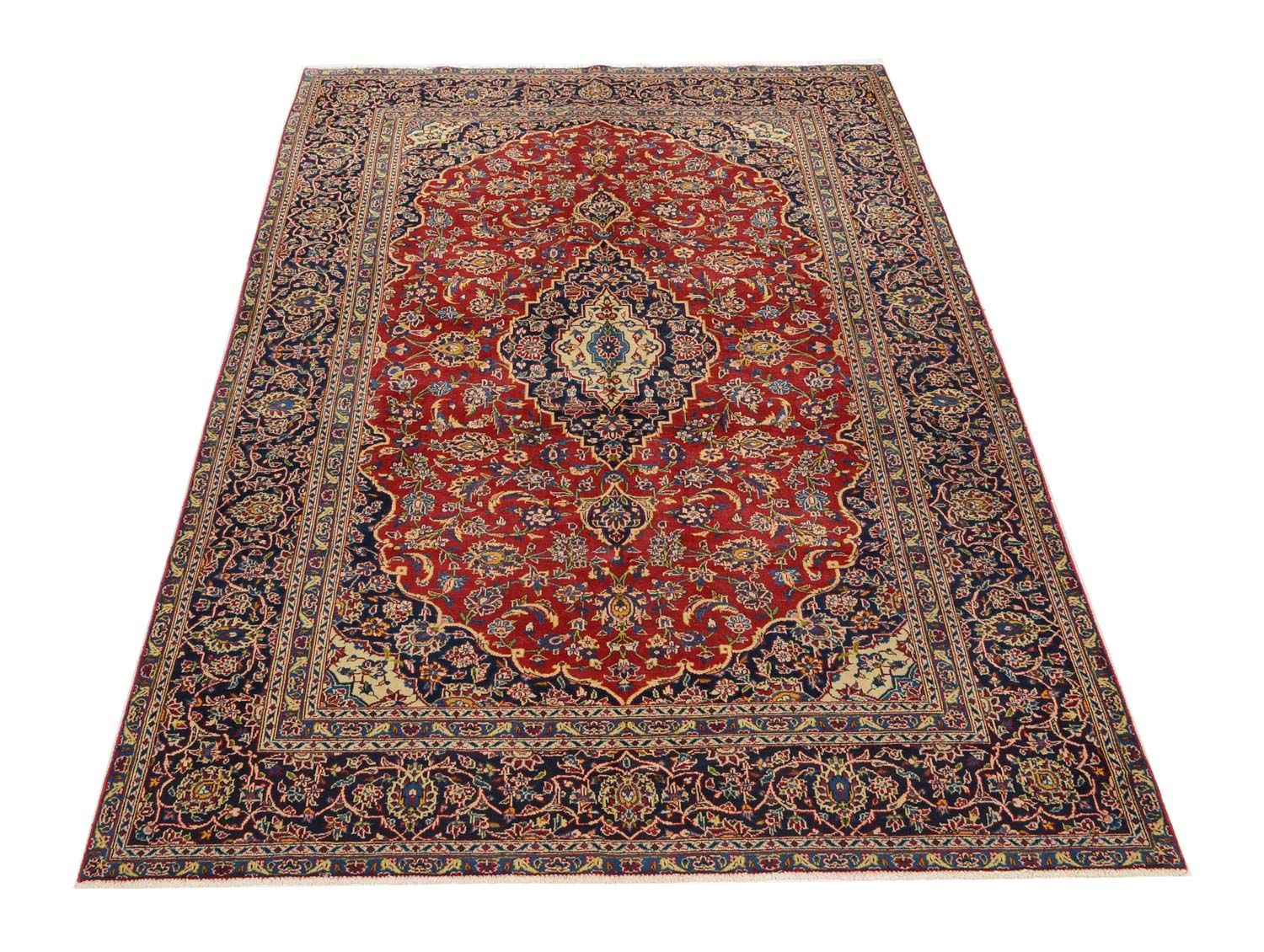 Tappeto Persero - Keshan - 286 x 194 cm - rosso