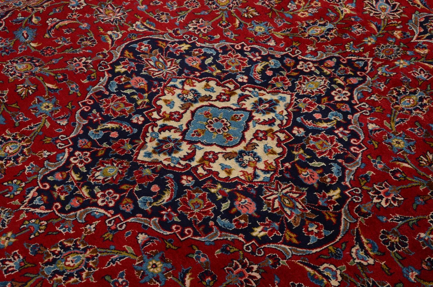 Tappeto Persero - Keshan - 352 x 246 cm - rosso