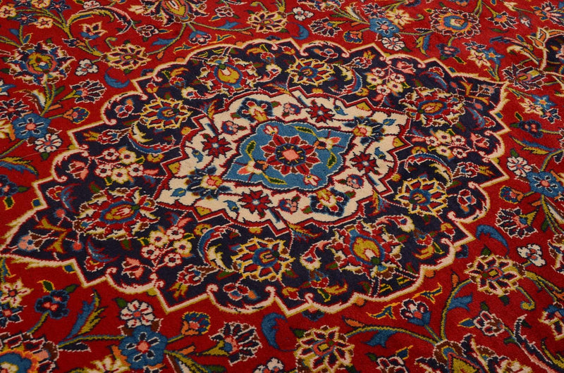Tappeto Persero - Keshan - 357 x 245 cm - rosso